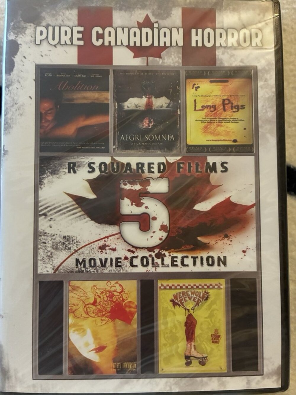 Pure Canadian Horror DVD 5 Movies Long Pigs Abolition Werewolf Fever NEW SEALED